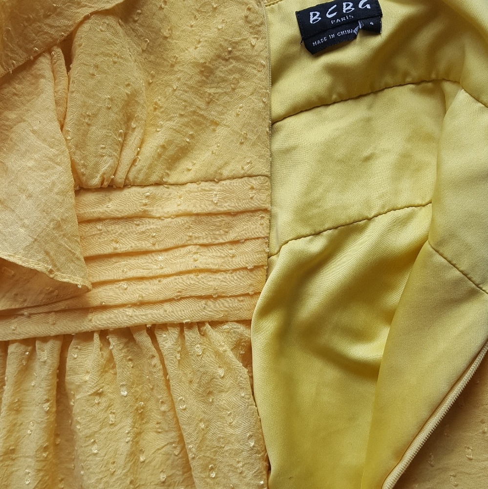 Yellow BCBG Paris Dress - Picture 6 of 8